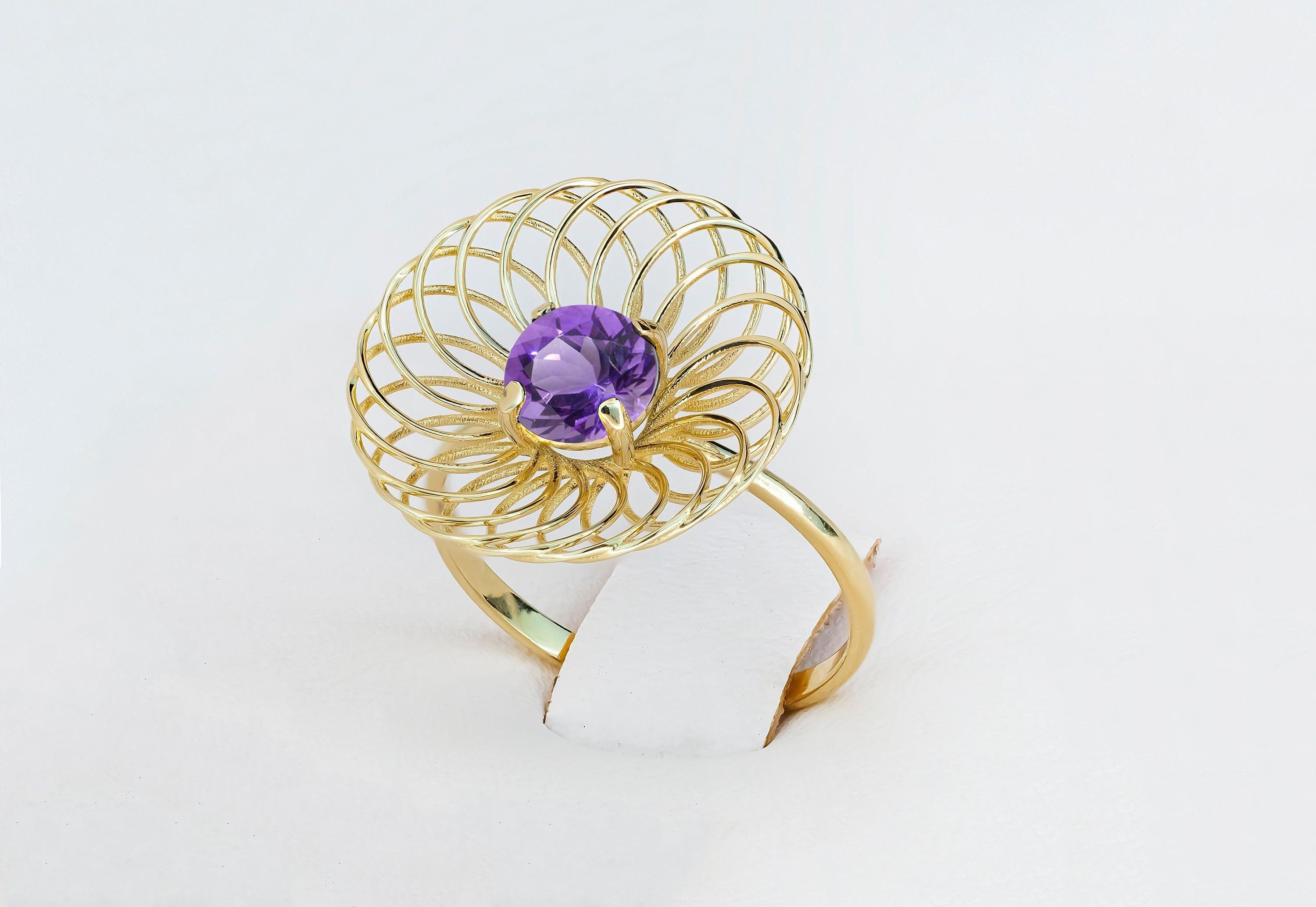 For Sale:  Amethyst casual ring 2
