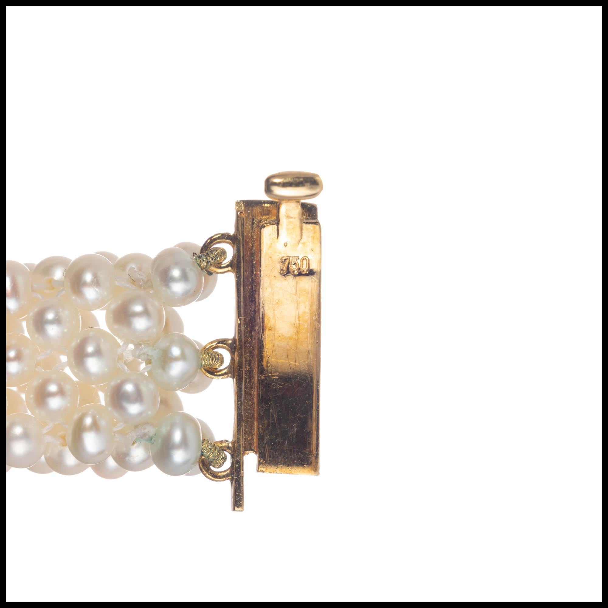 Amethyst Citrin Peridot Mehrreihige Perlenkette aus Gold im Zustand „Gut“ im Angebot in Stamford, CT