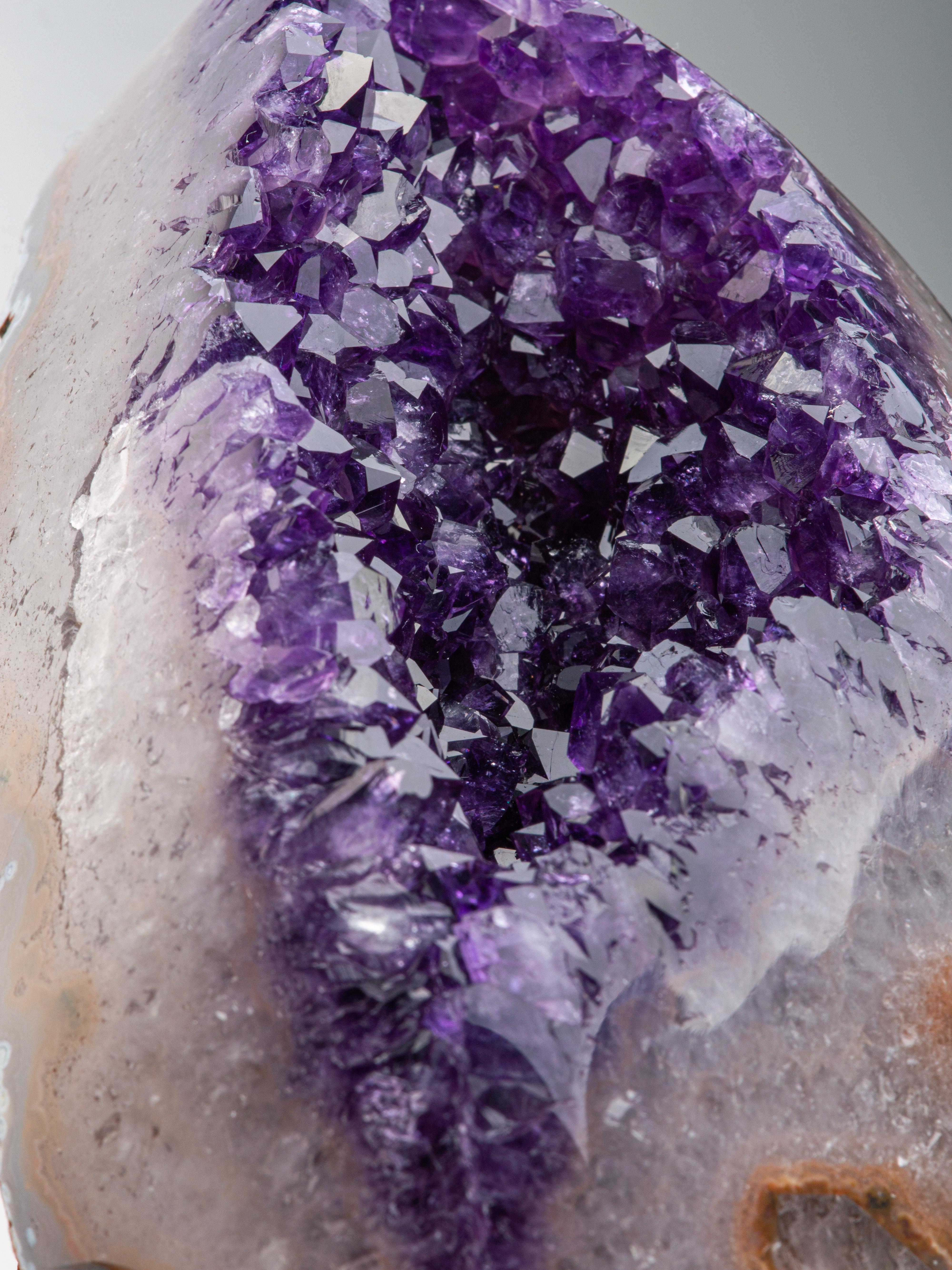 Amethyst Cluster and White Quartz For Sale 3