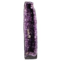 Amethyst Cluster Geode with Calcite From Brazil (37'' Tall, 128 lbs.)