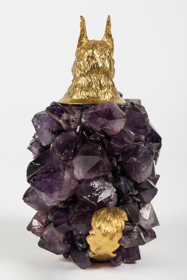 Amethyst Cluster Squirrel by Antony Redmile In Good Condition In Palm Desert, CA