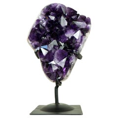 Amethyst Cluster with Gallery Grade AAA Dark Purple Amethyst