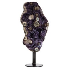 Amethyst Cluster with Stalactite Eyes