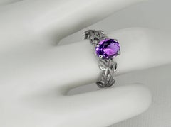 Amethyst Cocktail 14k Gold Ring