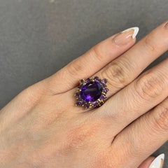 Amethyst Cocktail Ring