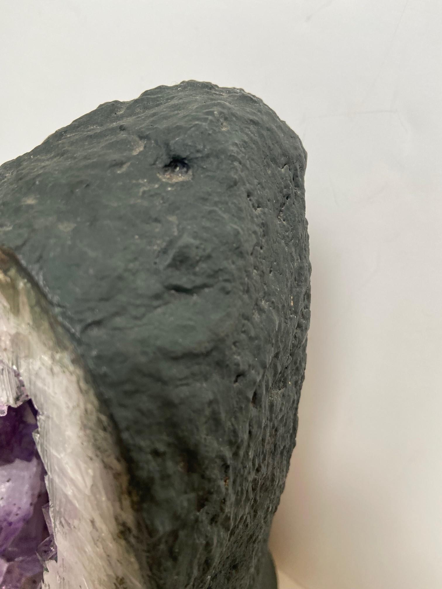 purple crystal rock