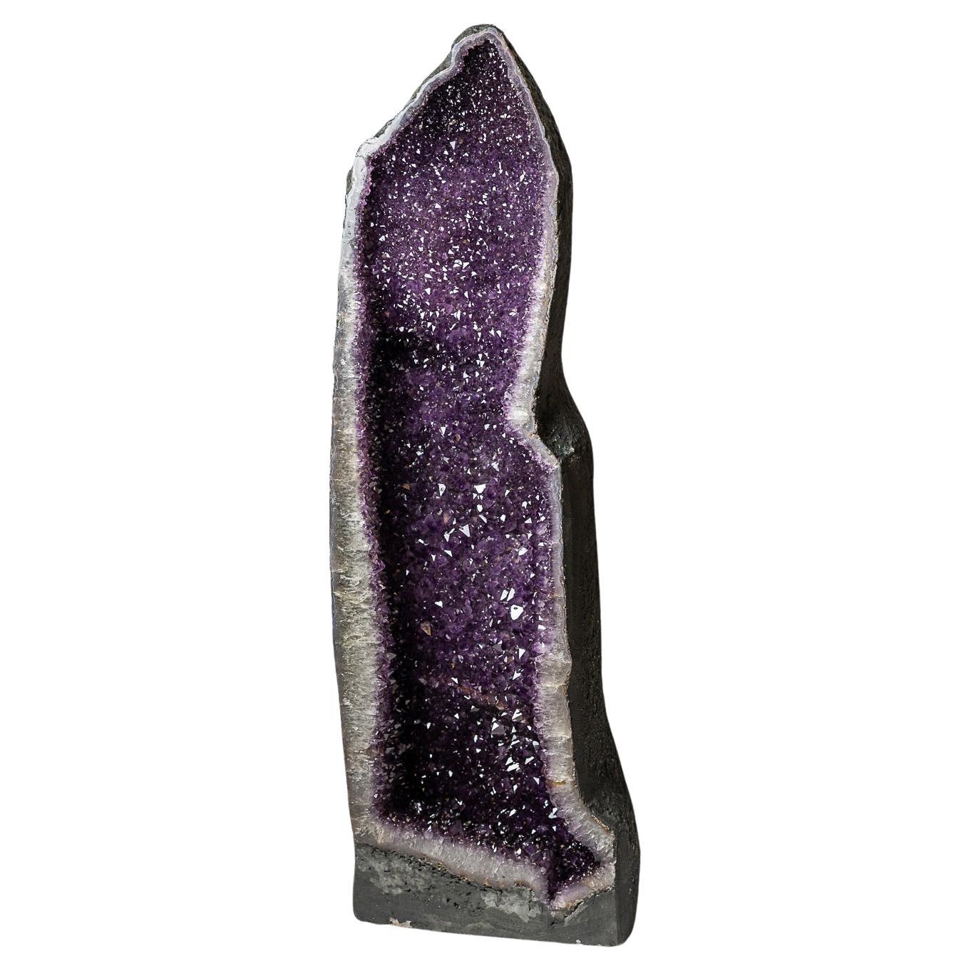 Amethyst Crystal Cluster Geode from Brazil  (49" Tall, 234 lbs.) For Sale