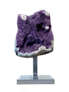 Large Amethyst Crystal with Deep Purple Hues