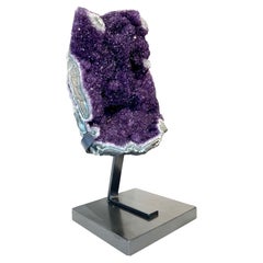 Large Amethyst Crystal with Deep Purple Hues