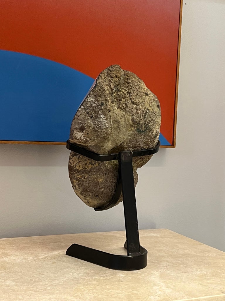 Amethyst Crystal Specimen on Stand For Sale at 1stDibs