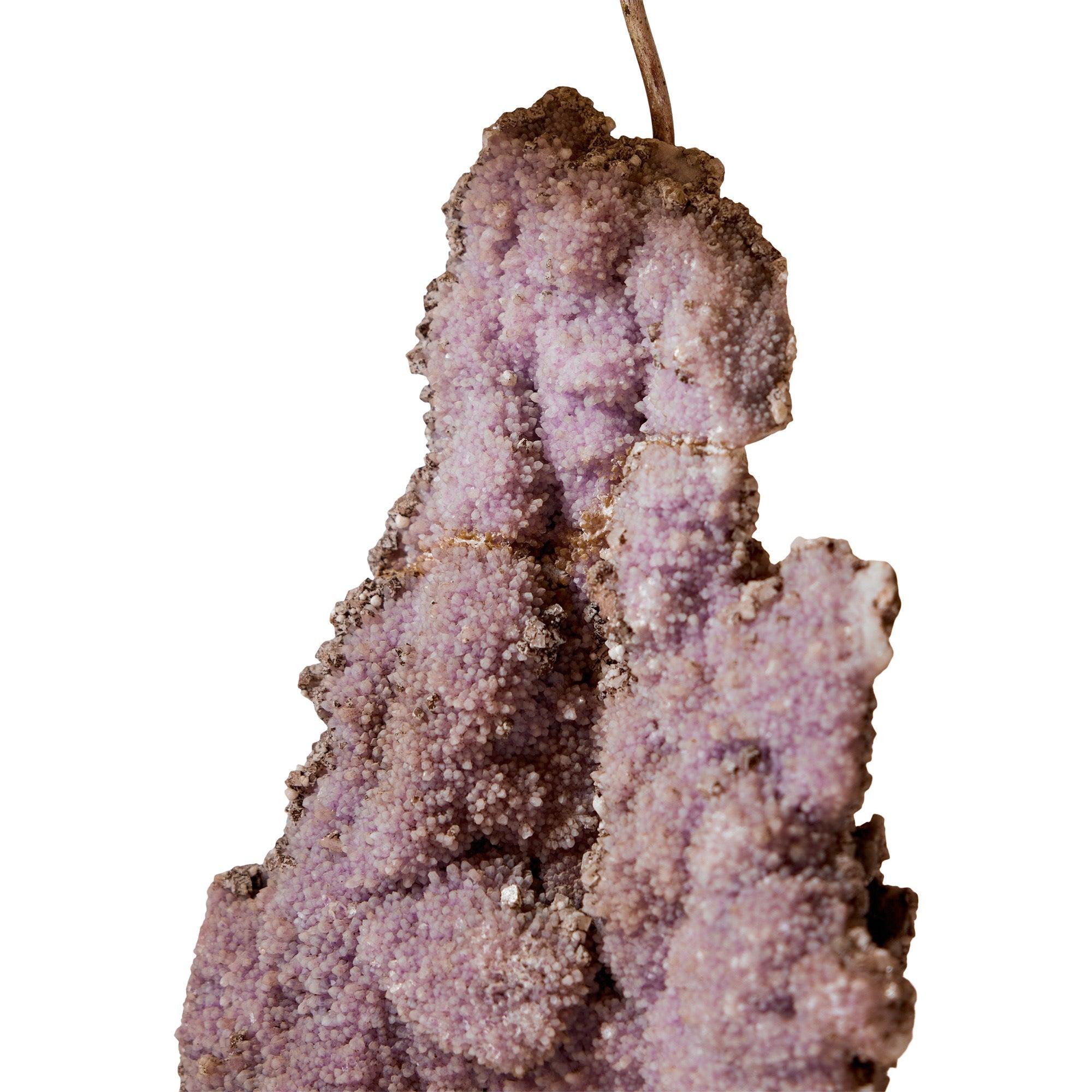 American Amethyst Crystal Table Lamp by Carole Stupell, 1950s For Sale