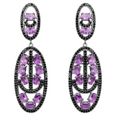 Amethyst Dangle Earrings