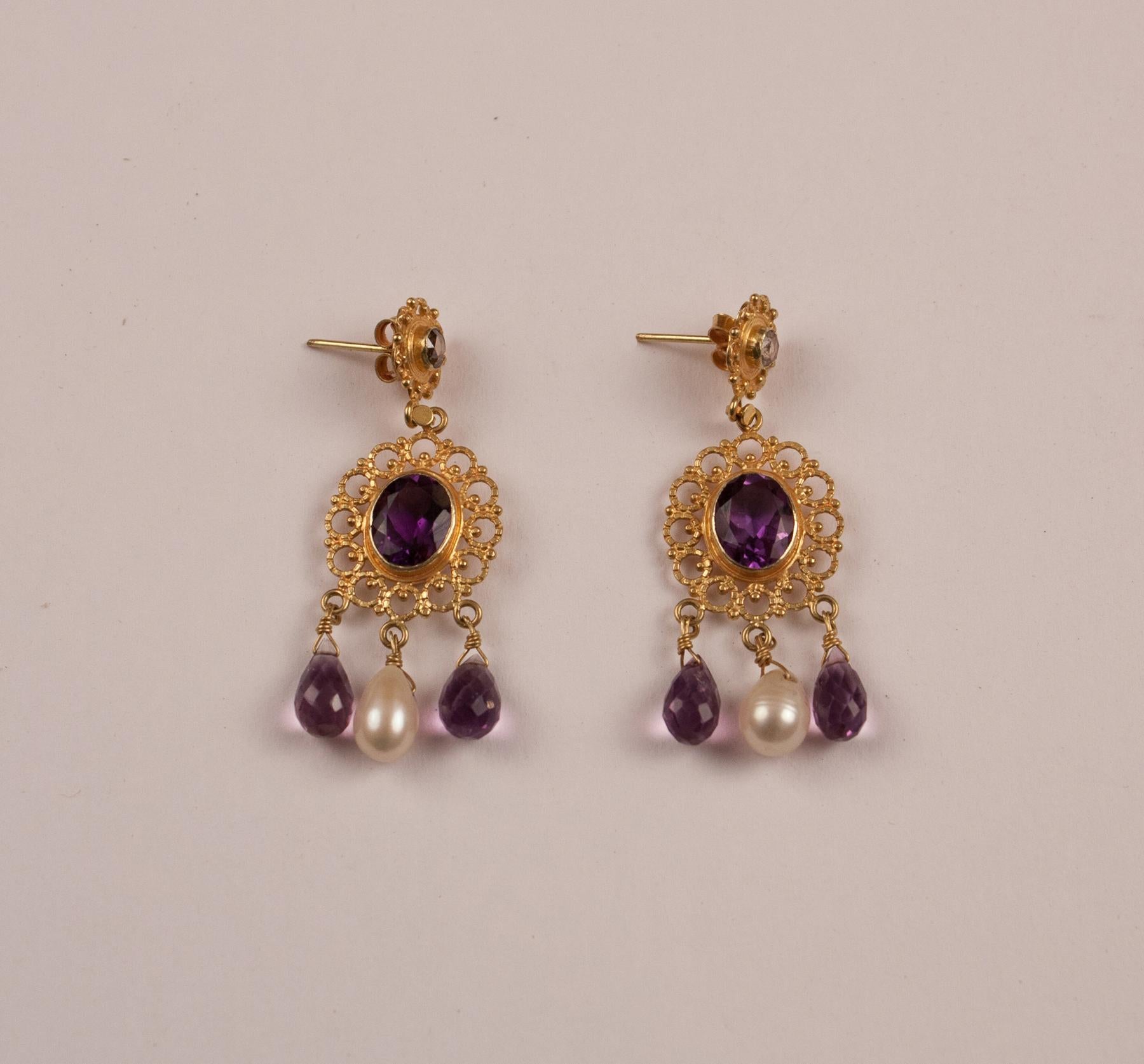 wine colour earrings