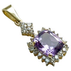 Pendentif Sooo Precious en or 18 carats avec améthyste 0,35 carat l/VS-SI