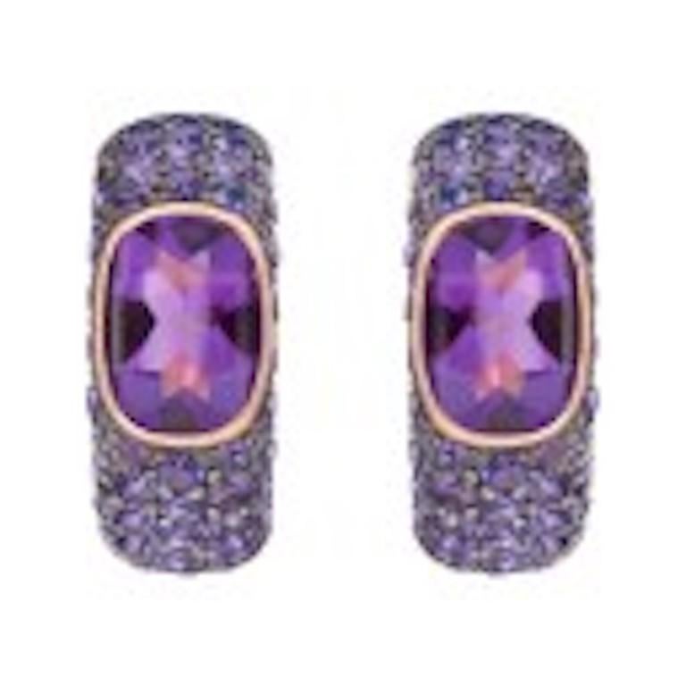 Earrings Yellow Gold 18K
Amethyst 2-2,15 1/1A
Violet Sapphire 98-2,75 ct
Weight 10,25 gram

NATKINA embraces the principles of modern Feminism — meaning, we believe a woman’s virtue is more than her external beauty. We believe that women deserve to