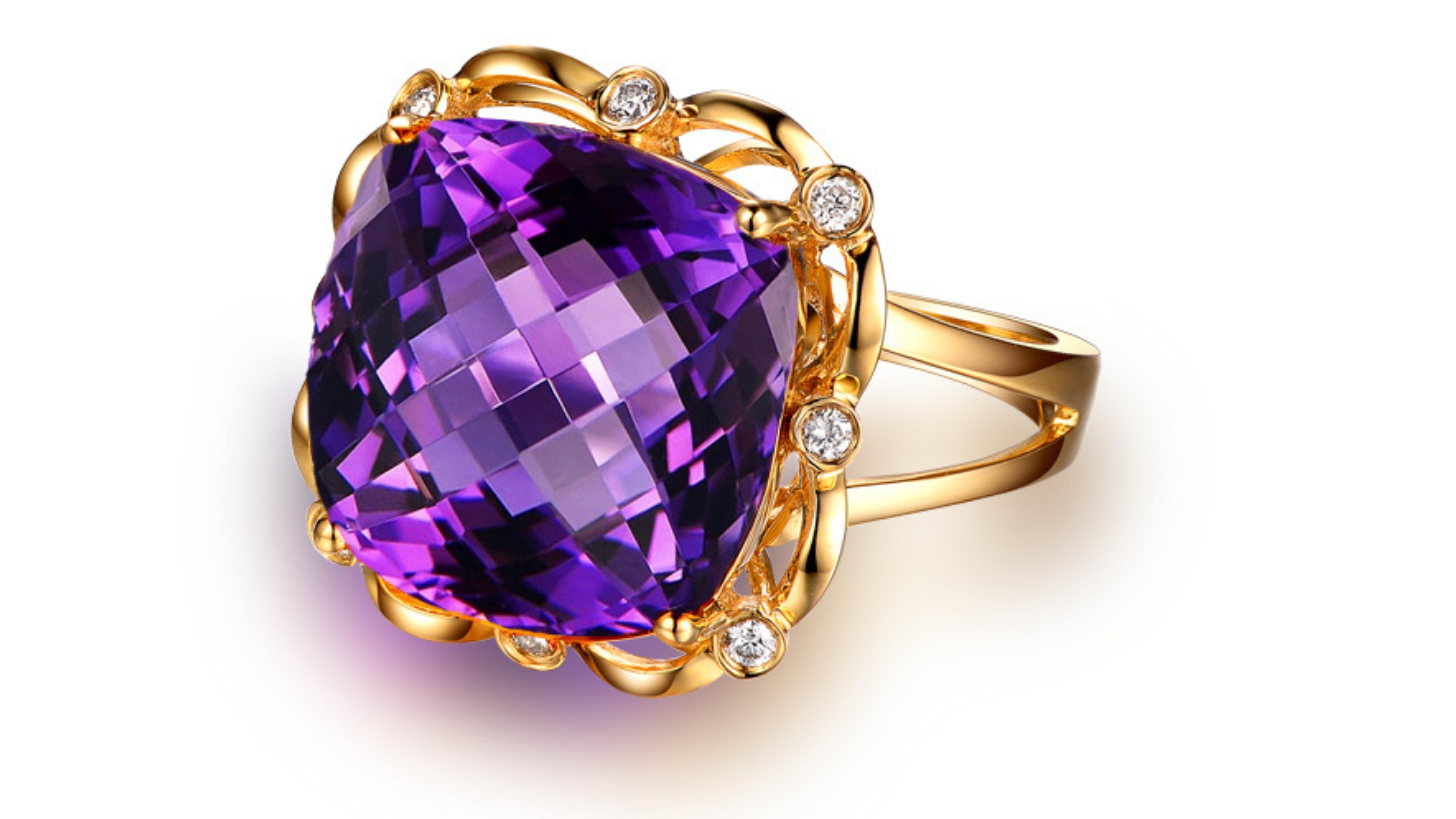 

This 10 Carat  Amethyst Ring  stands out with 8 Diamonds set in this intriguing design and also notice you can have this in a necklace too.  Set in 18 Karat Yellow Gold.  If you are looking for anythin specific let us know.

 According to Greek