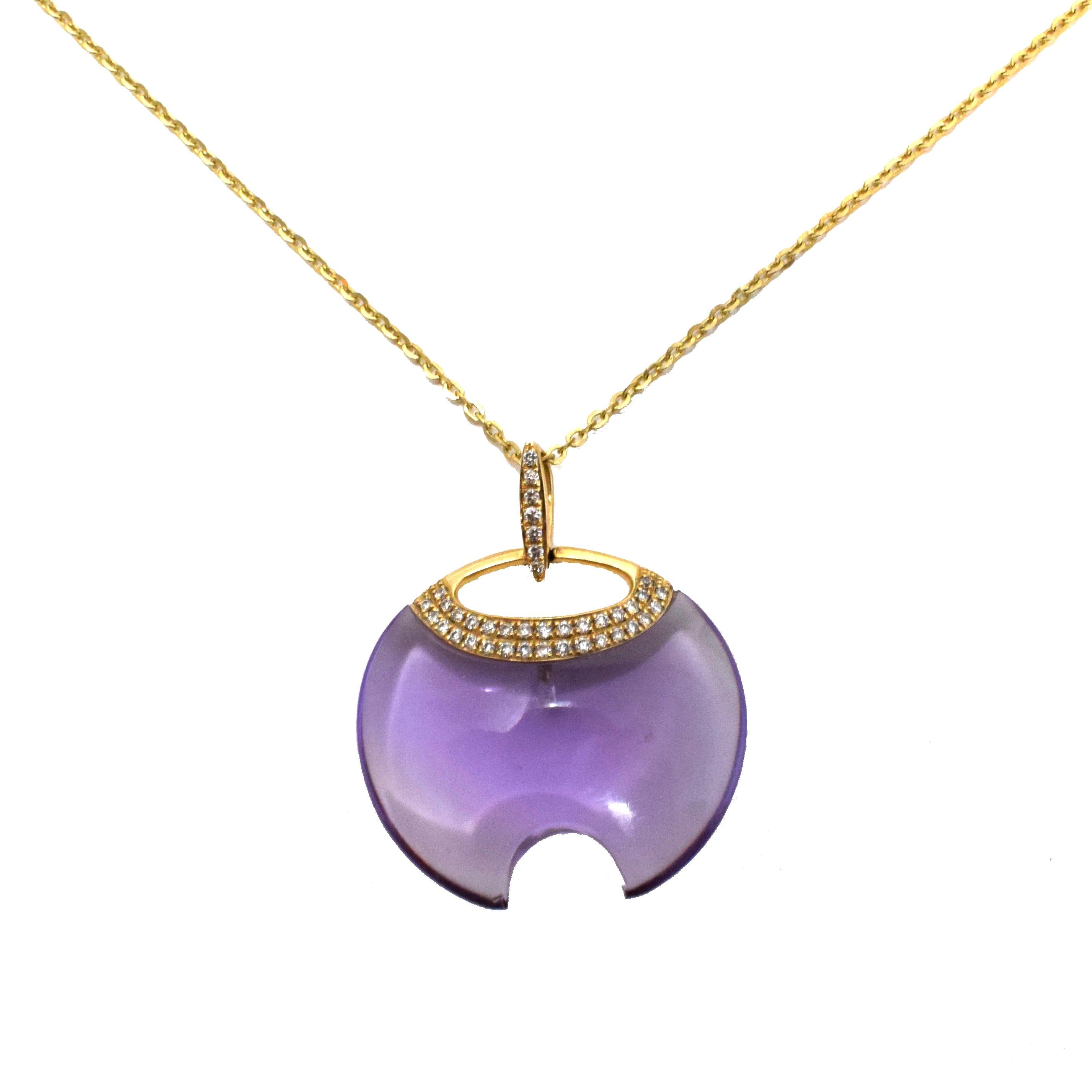 Brilliance Jewels, Miami
Questions? Call Us Anytime!
786,482,8100

Style: Pendant Necklace

Metal: Yellow Gold

Metal Purity: 14k

Stones: Amethyst

                  Round Diamonds

Total Item Weight (grams): 5.6

Necklace Length: 17