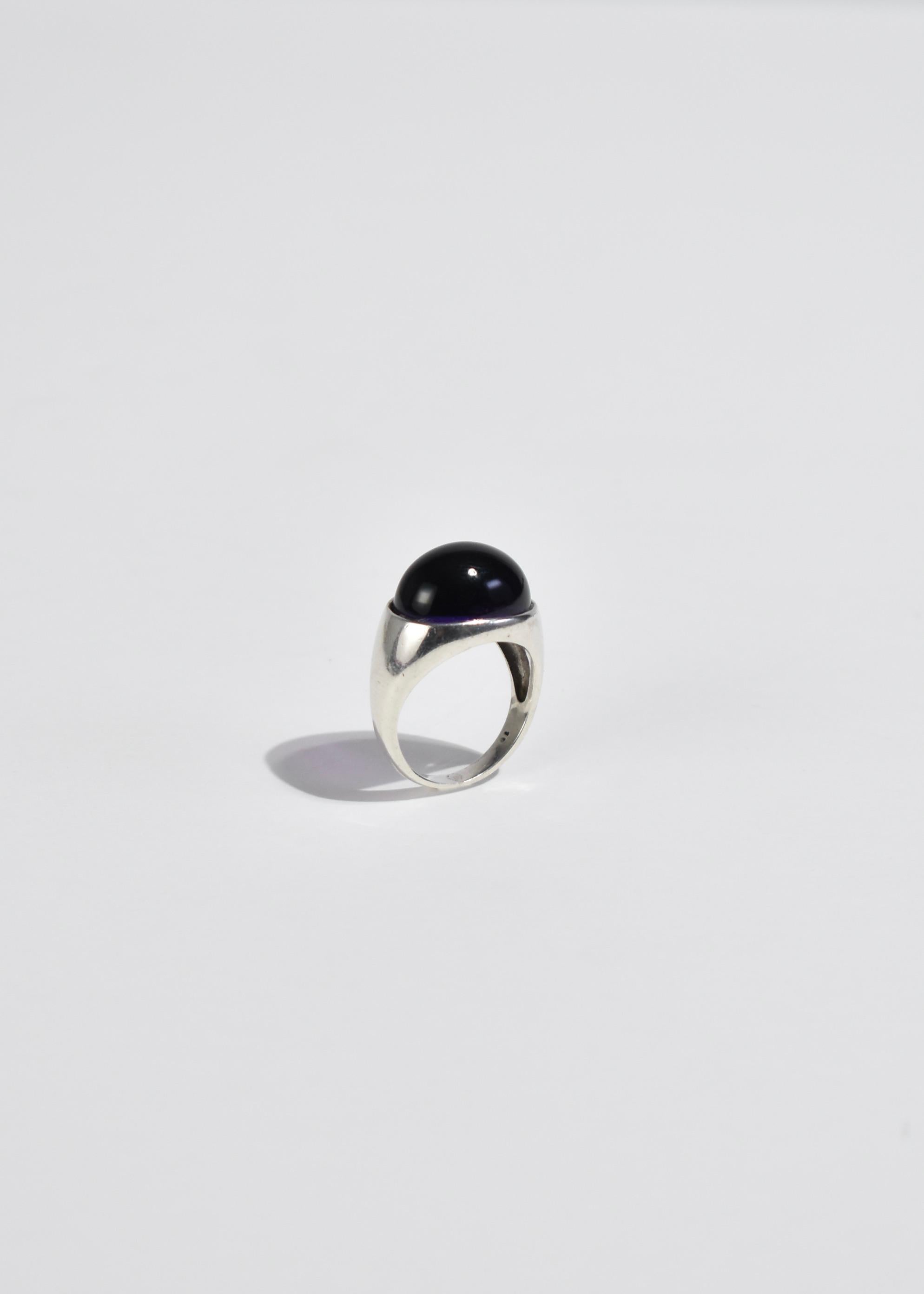 Amethyst Dome Ring 3