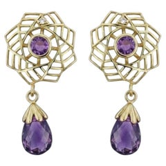 Amethyst earrindgs studs