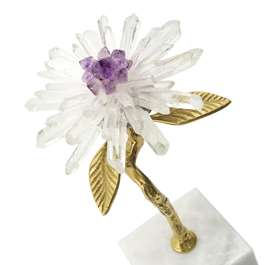 Amethyst Flower I Sculpture In New Condition For Sale In Paris, FR