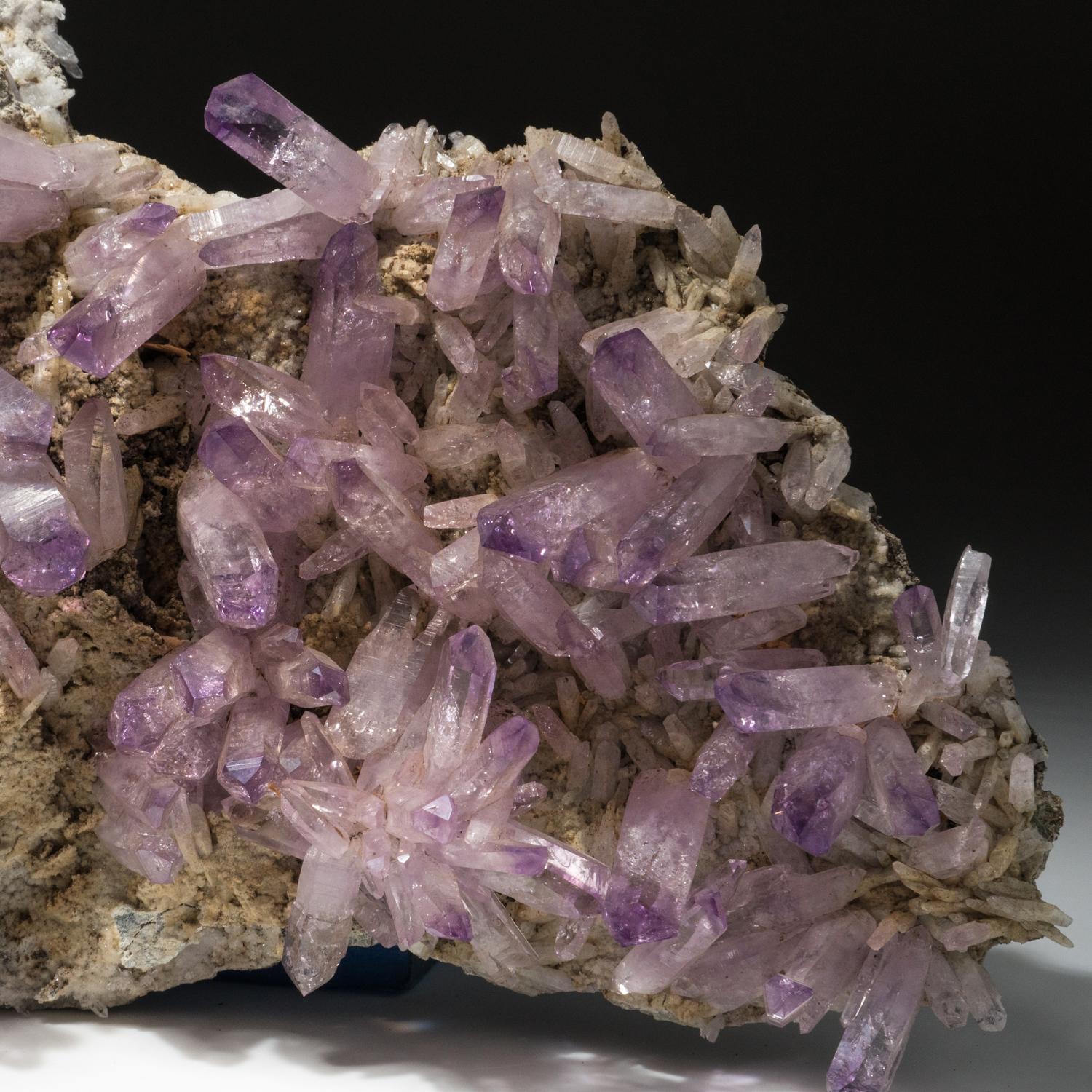 Other Amethyst Crystals Mineral on a Parallel Formation from Veracruz, Mexico For Sale