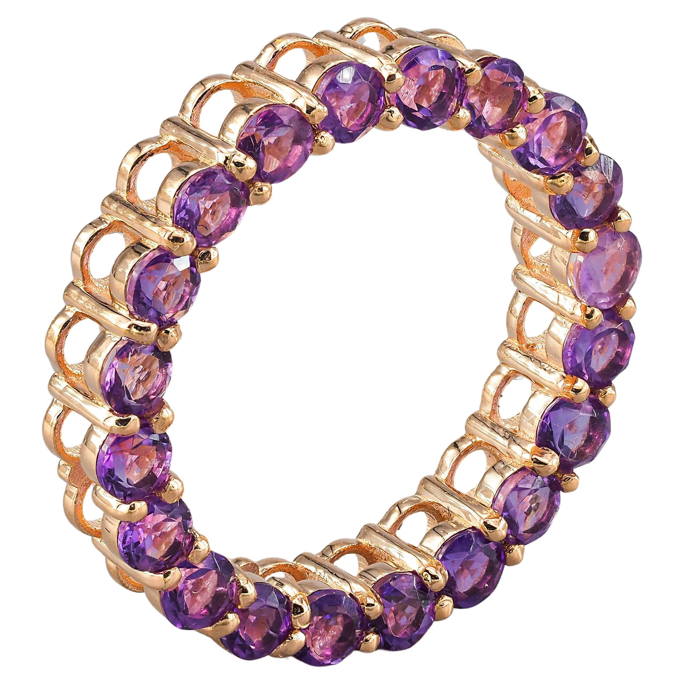 Amethyst Full Eternity Pendant.