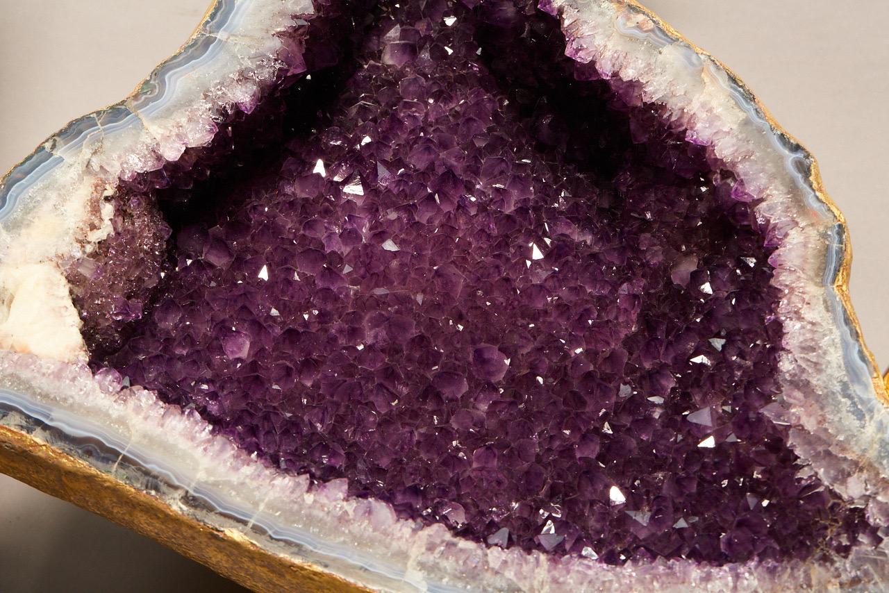 Amethyst Geode Butterfly Coffee Table For Sale 7