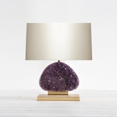 Amethyst Geode Cluster Lamp