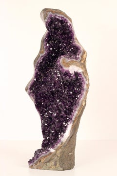 Gem Grade Amethyst Geode Sculpture, Uruguay