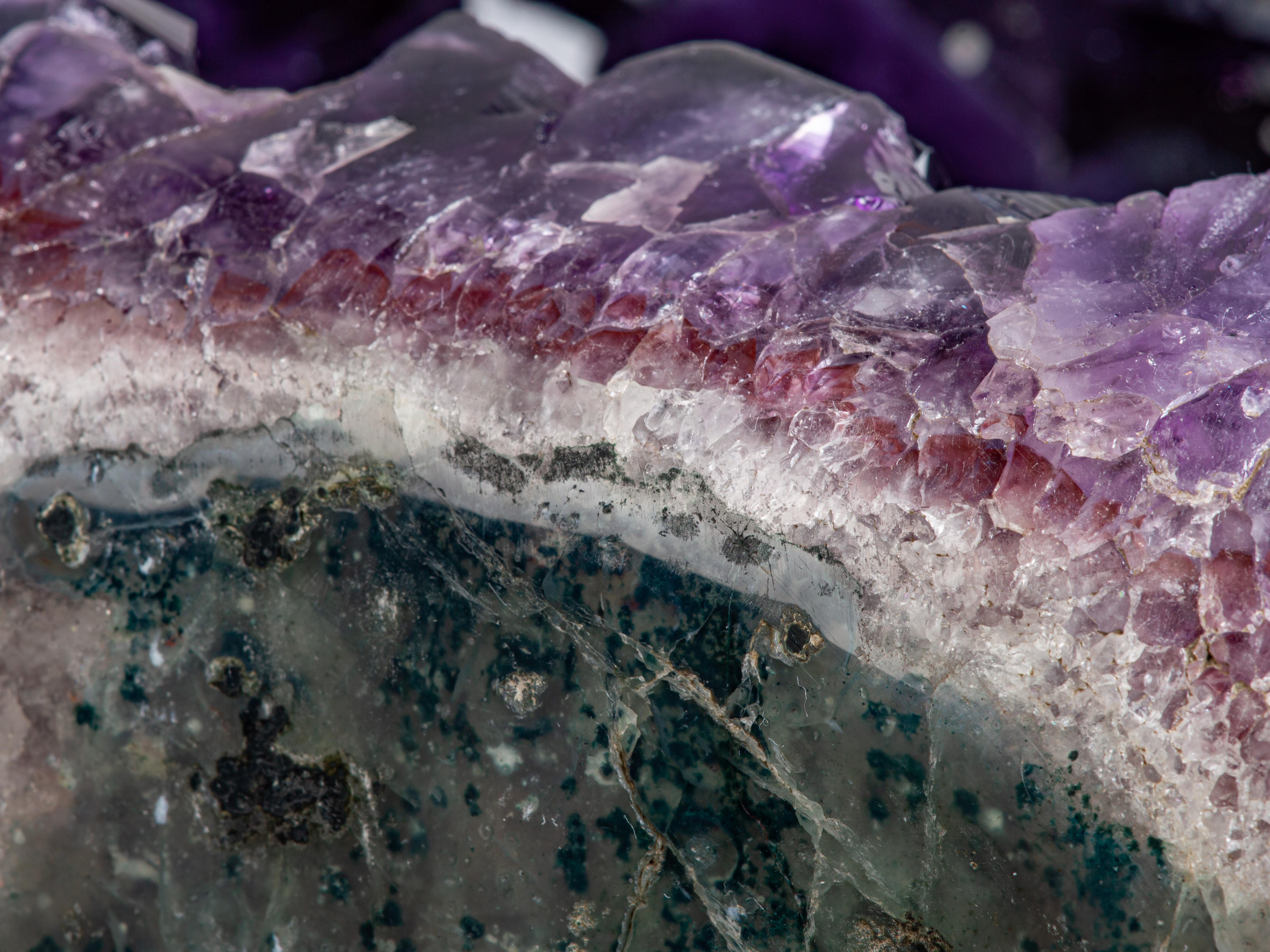 Amethyst Geode table Decoratie Object Sculpture For Sale 5