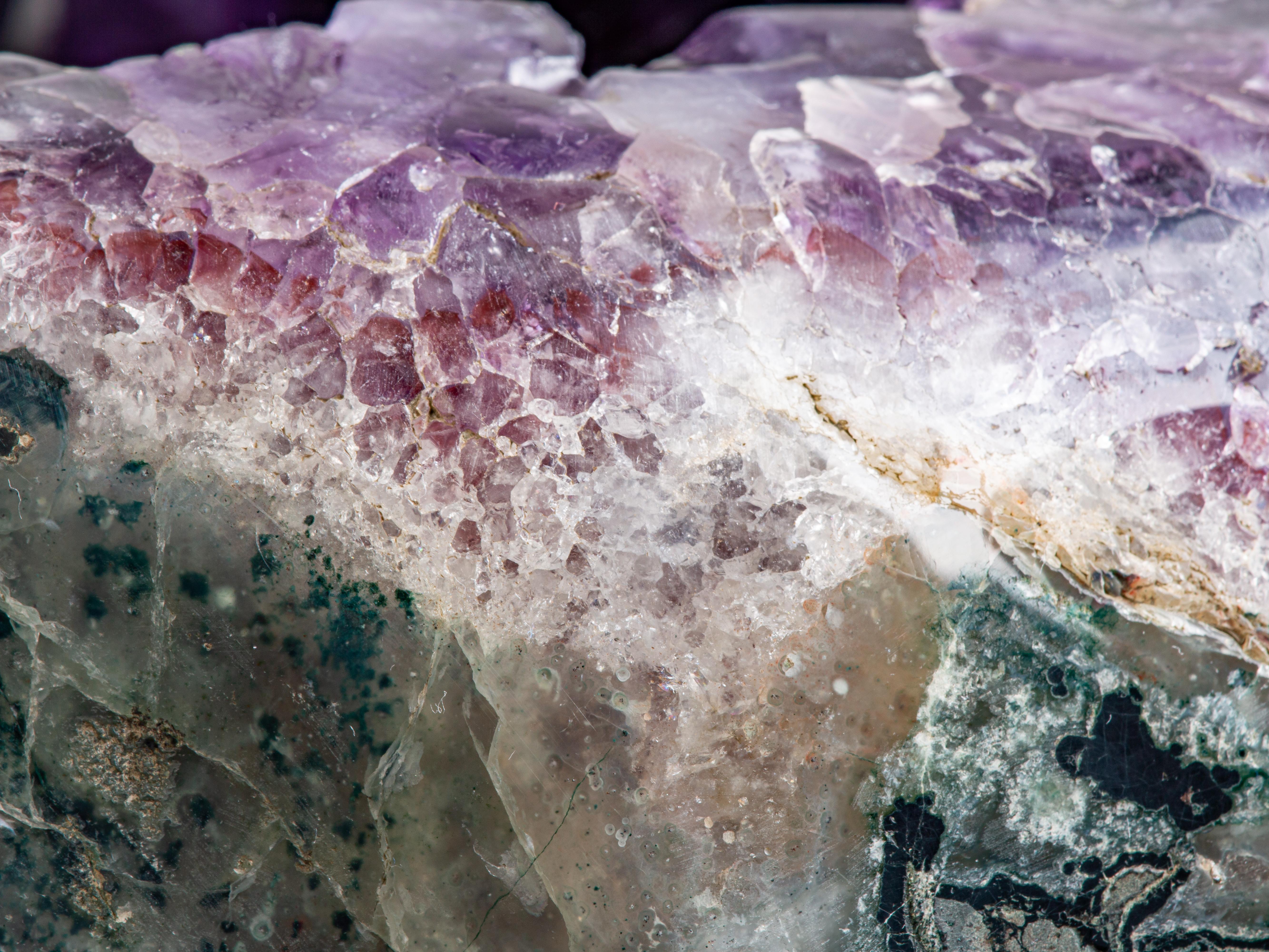 Amethyst Geode table Decoratie Object Sculpture For Sale 6