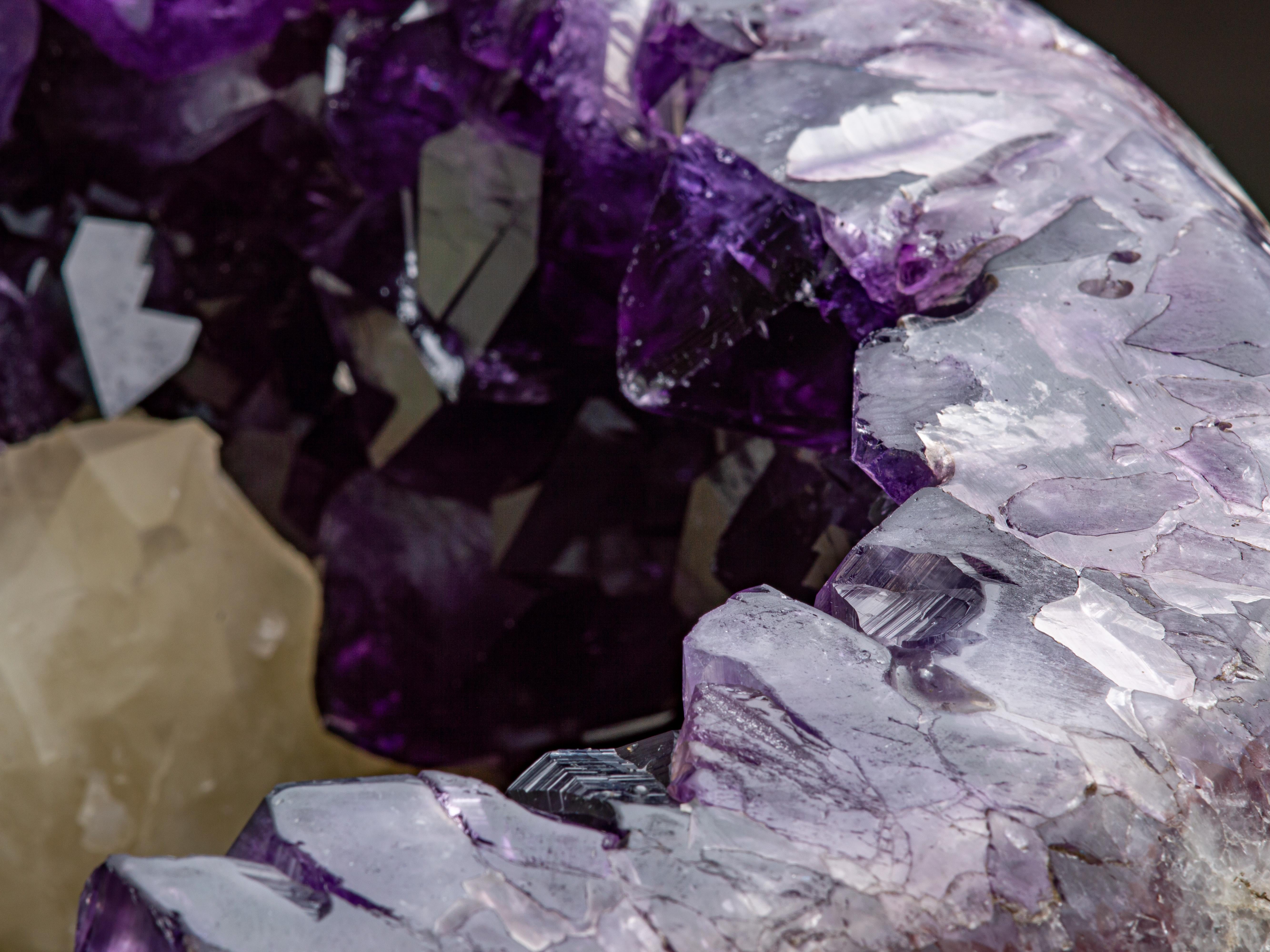 Amethyst Geode table Decoratie Object Sculpture For Sale 8