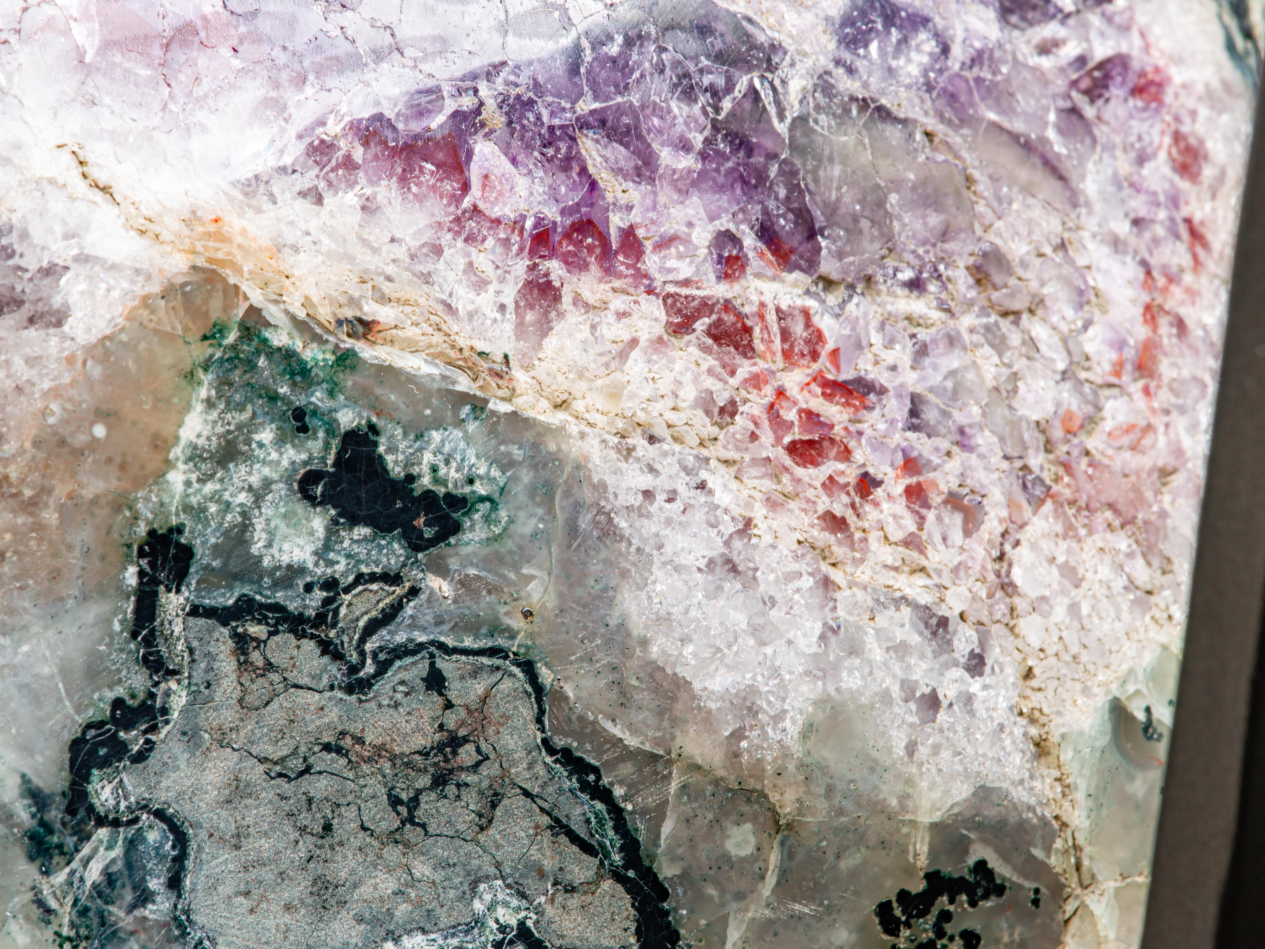 Amethyst Geode table Decoratie Object Sculpture For Sale 12