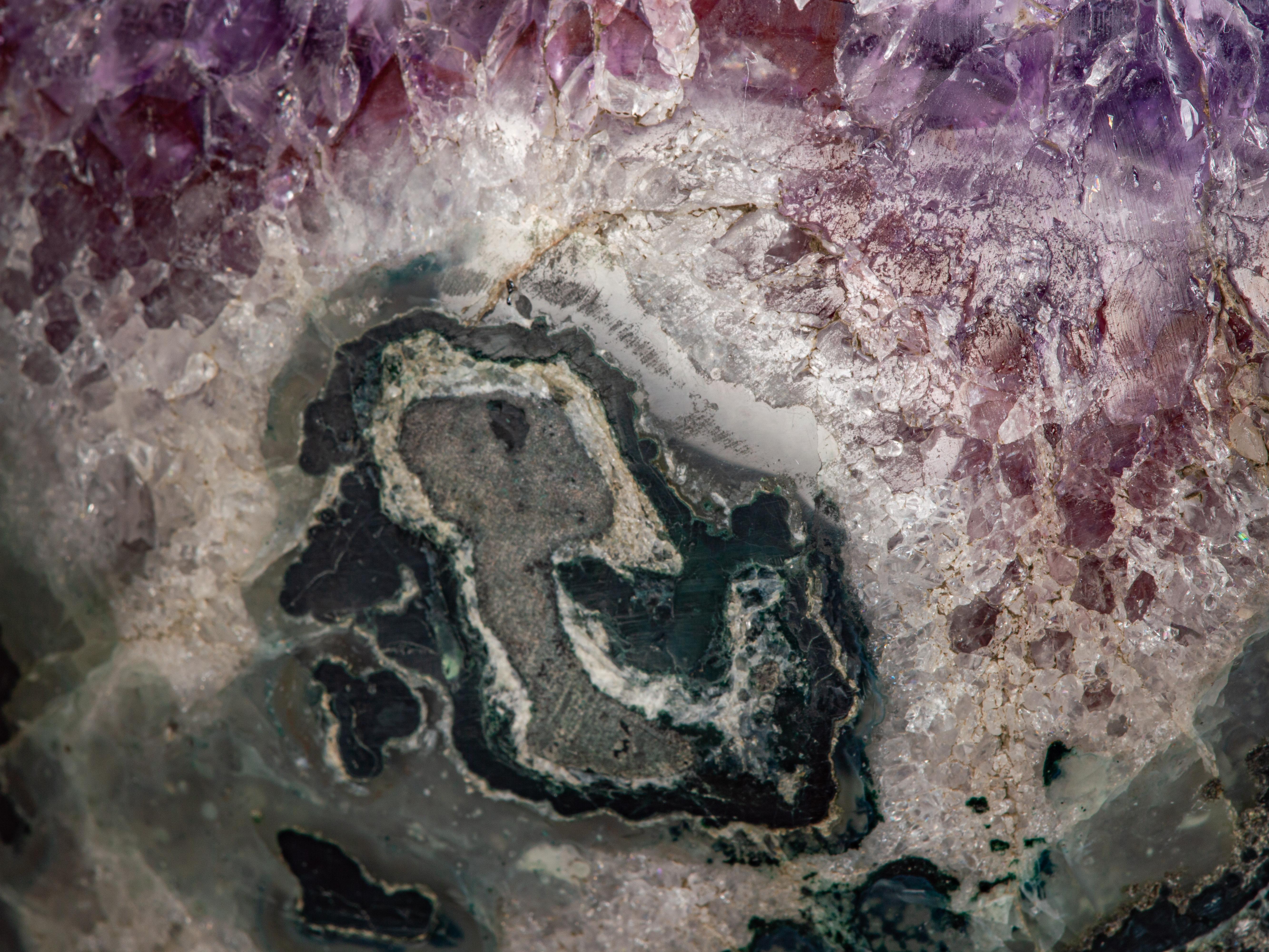 Amethyst Geode table Decoratie Object Sculpture For Sale 2