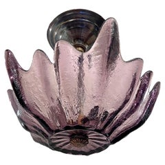 Lámpara de cristal amatista