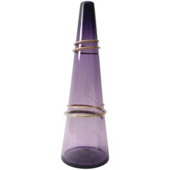 Amethyst Glass Vase 