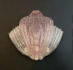 Graniglia-Wandleuchter mit Amethyst und Klarglasur, 7 Stück verfügbar