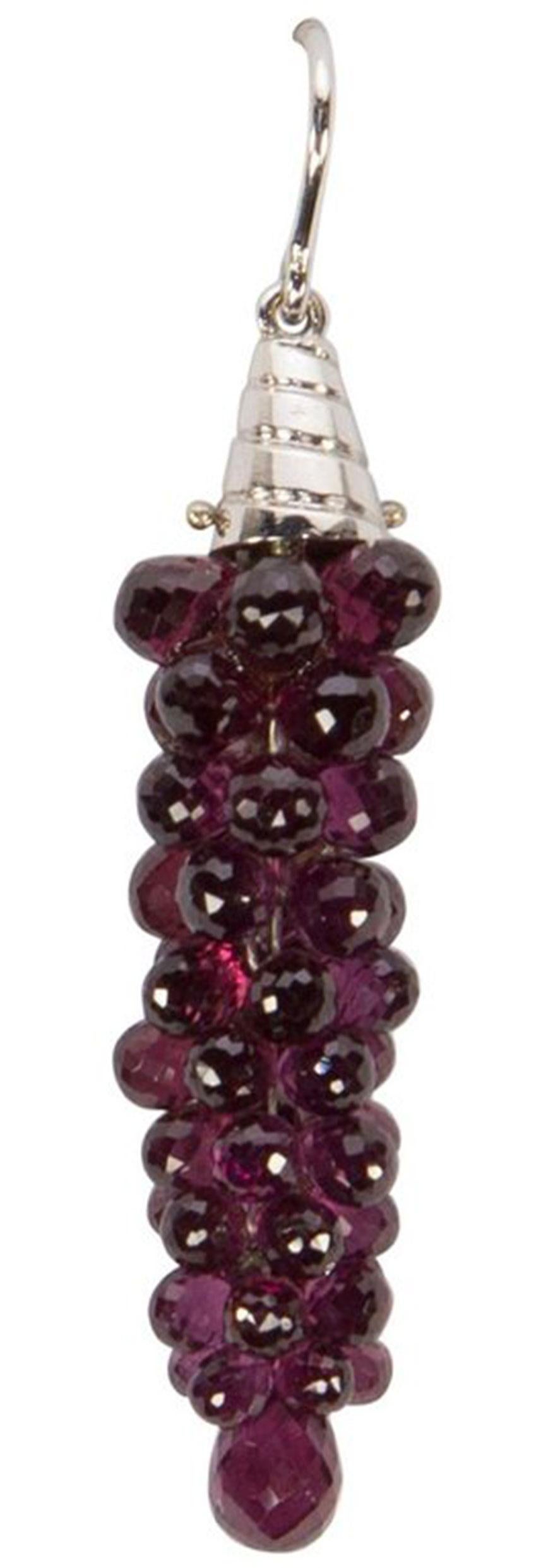 grape cluster earrings