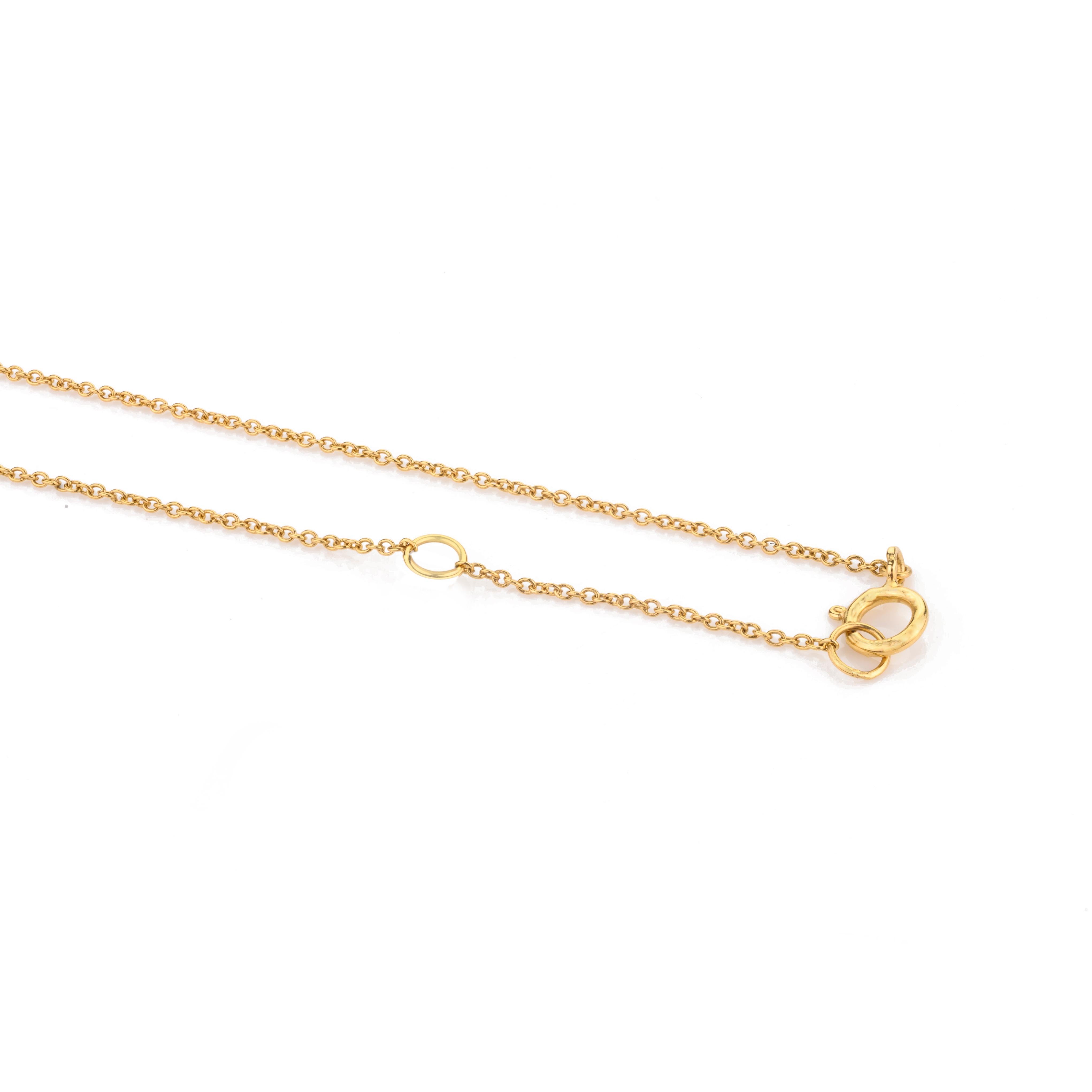 Collier pendentif Améthyste Halo Diamant Everyday en or jaune massif 14k en vente 1