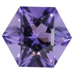 Amethyst Hexagon Star of David Gem 9.24 Carat Brazil Unmounted Loose Gemstone