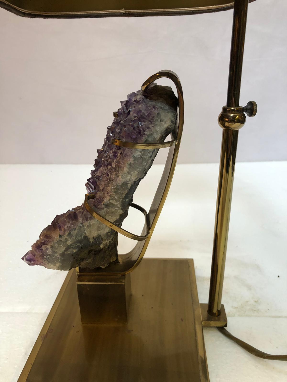 Amethyst Lamp, Color Gold, 1970 For Sale 2