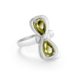 Amethyst Large Infinity Stone Ring