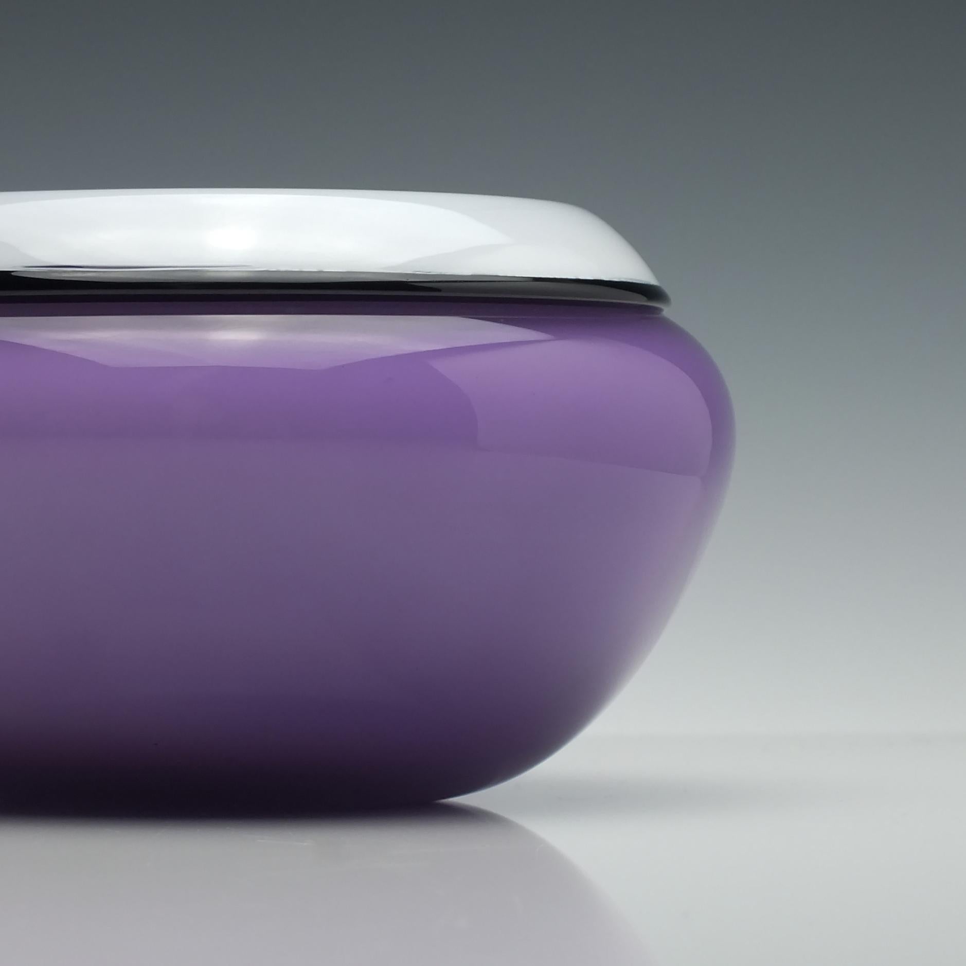 Modern Amethyst Mike Hunter Serene Bowl For Sale