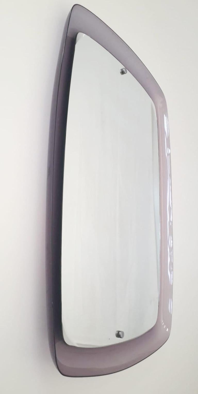 Mid-Century Modern Amethyst Mirror