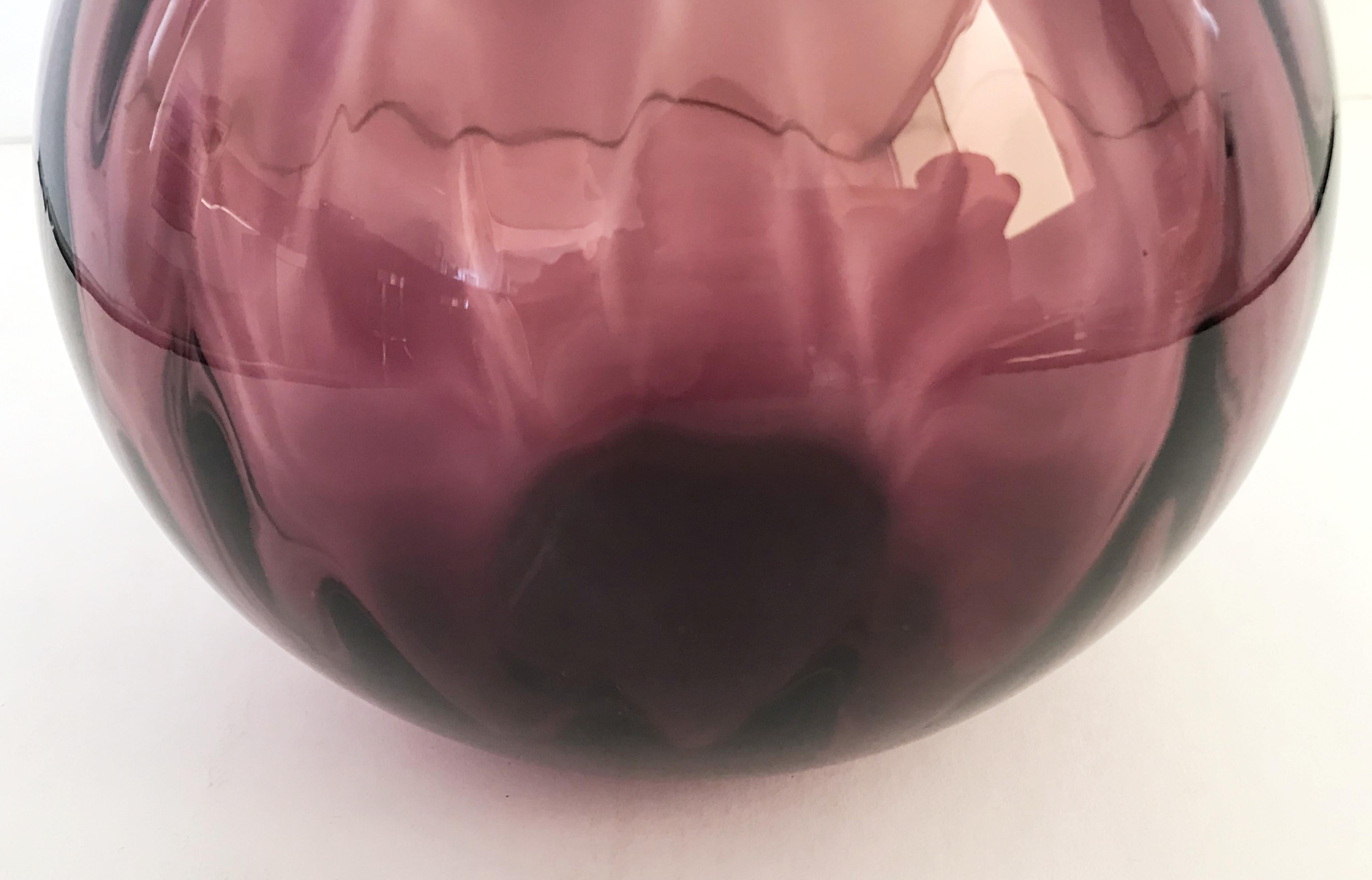 20th Century Amethyst Murano Bowl FINAL CLEARANCE SALE