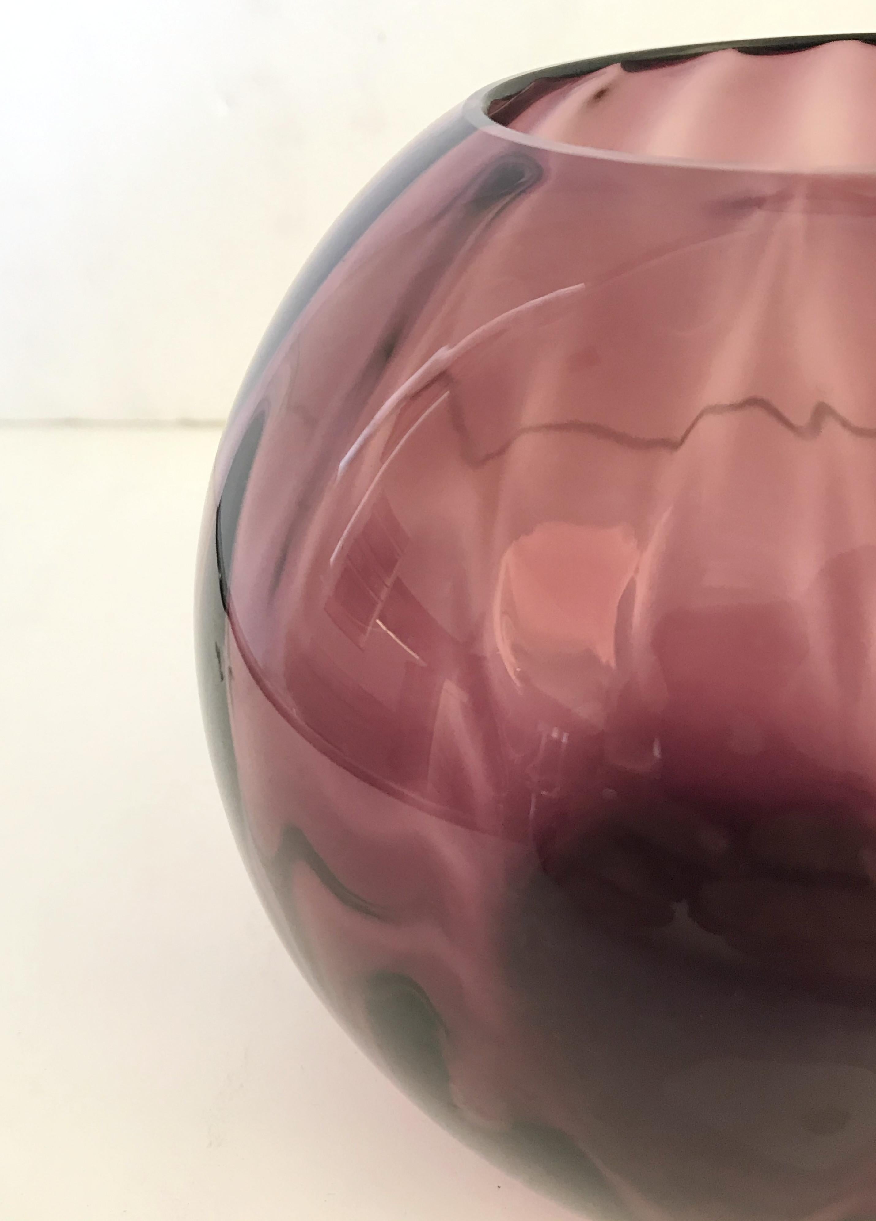 Murano Glass Amethyst Murano Bowl FINAL CLEARANCE SALE