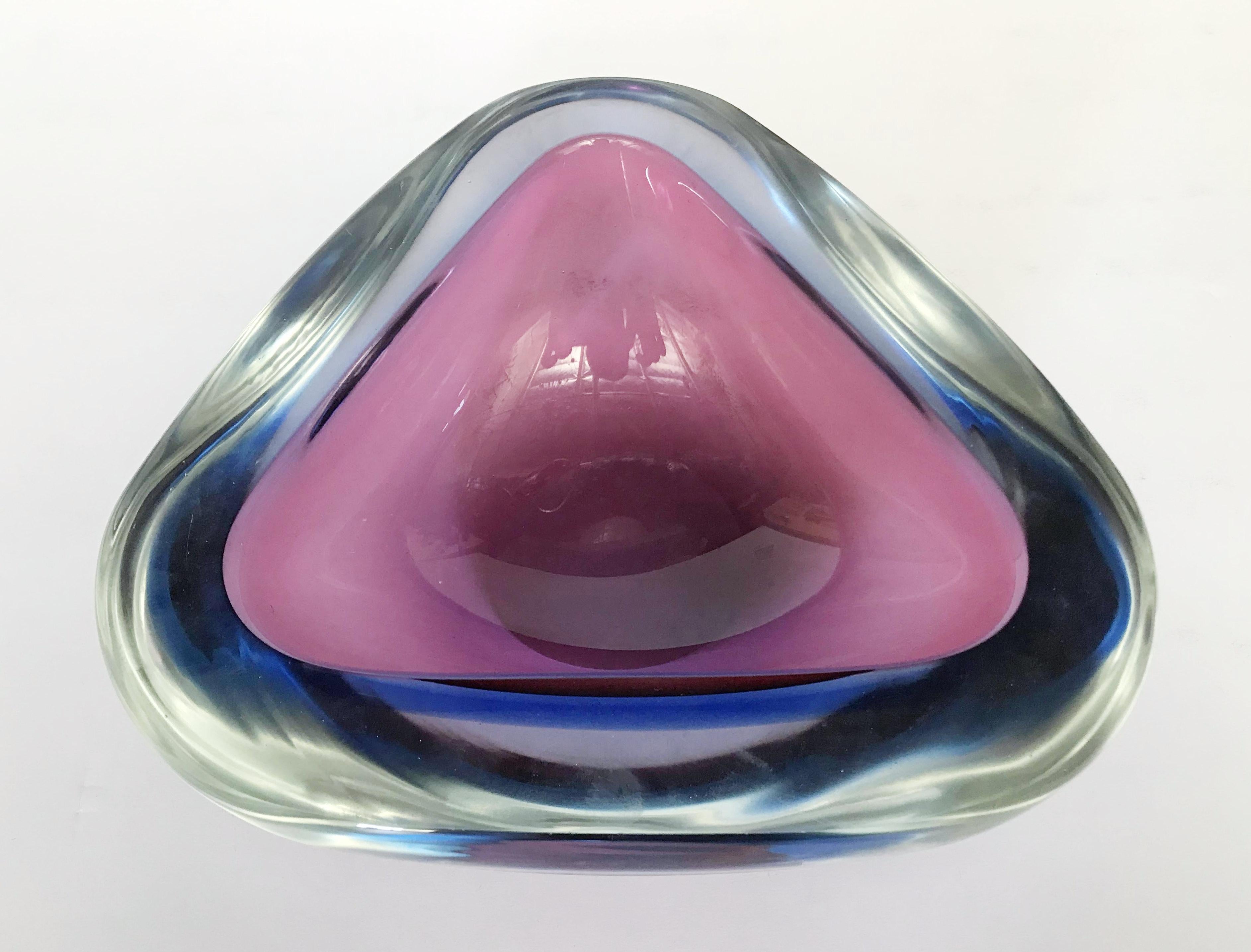 Italian Amethyst Murano Glass Bowl FINAL CLEARANCE SALE