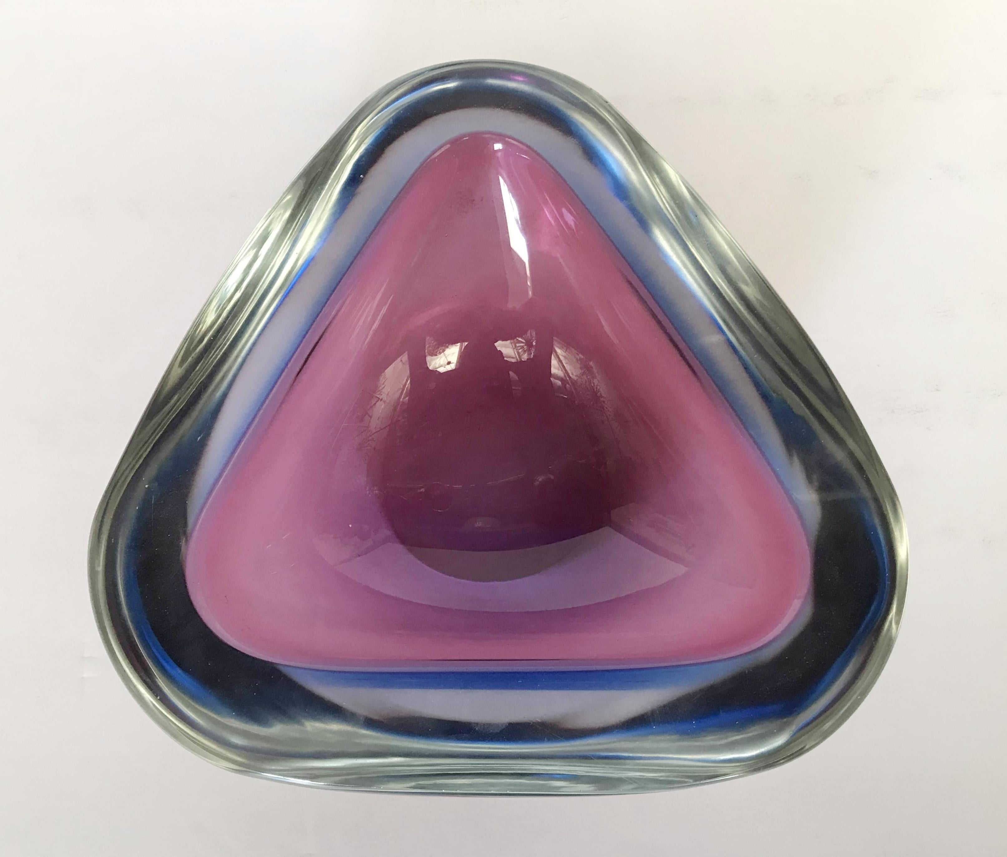 Amethyst Murano Glass Bowl FINAL CLEARANCE SALE In Good Condition In Los Angeles, CA