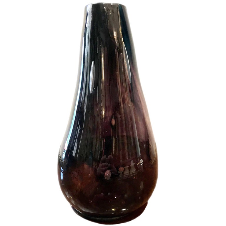 Amethyst Murano Glass Vase For Sale At 1stdibs