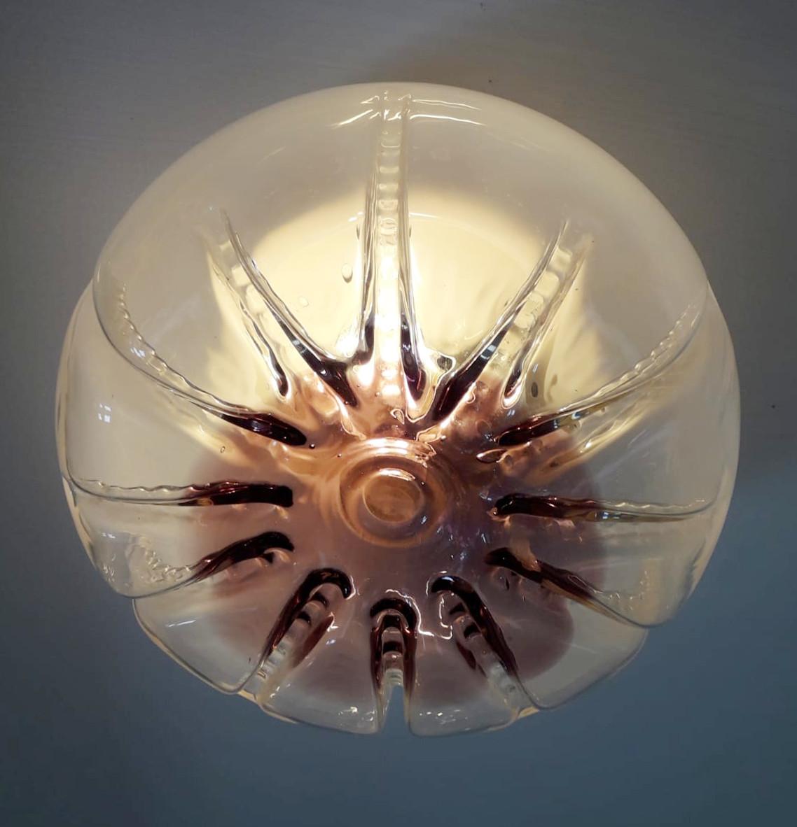 20th Century Amethyst Murano Sconce - 3 available For Sale